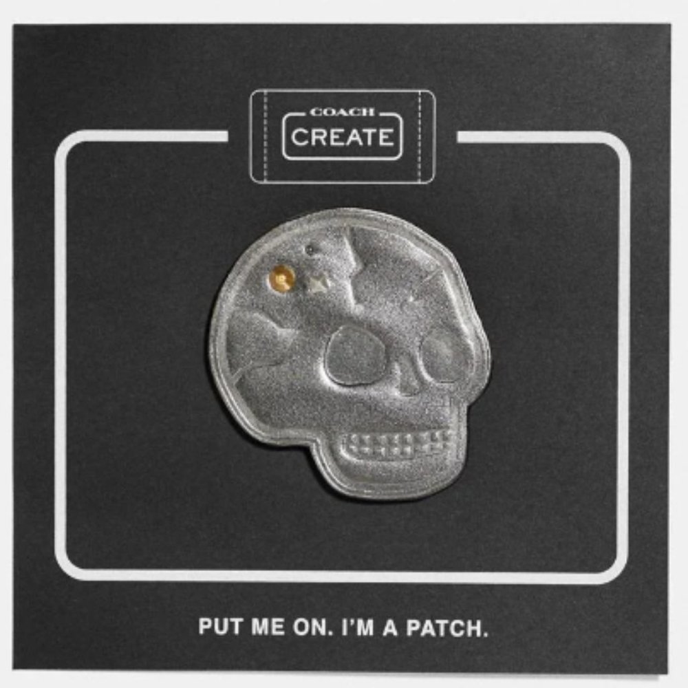 Coach Skull Shoe Patch